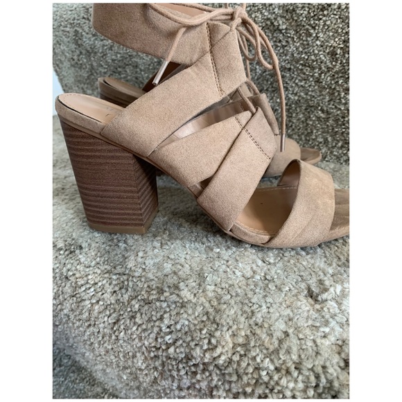 Merona Shoes - Merona tie sandal heels.